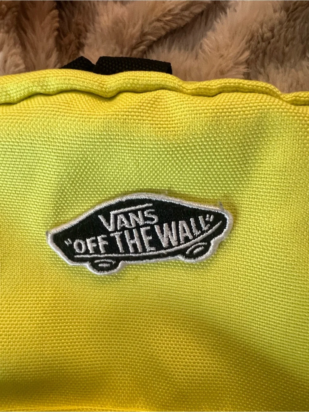 Vans Bright Yellow Mini Backpack with Black Trim